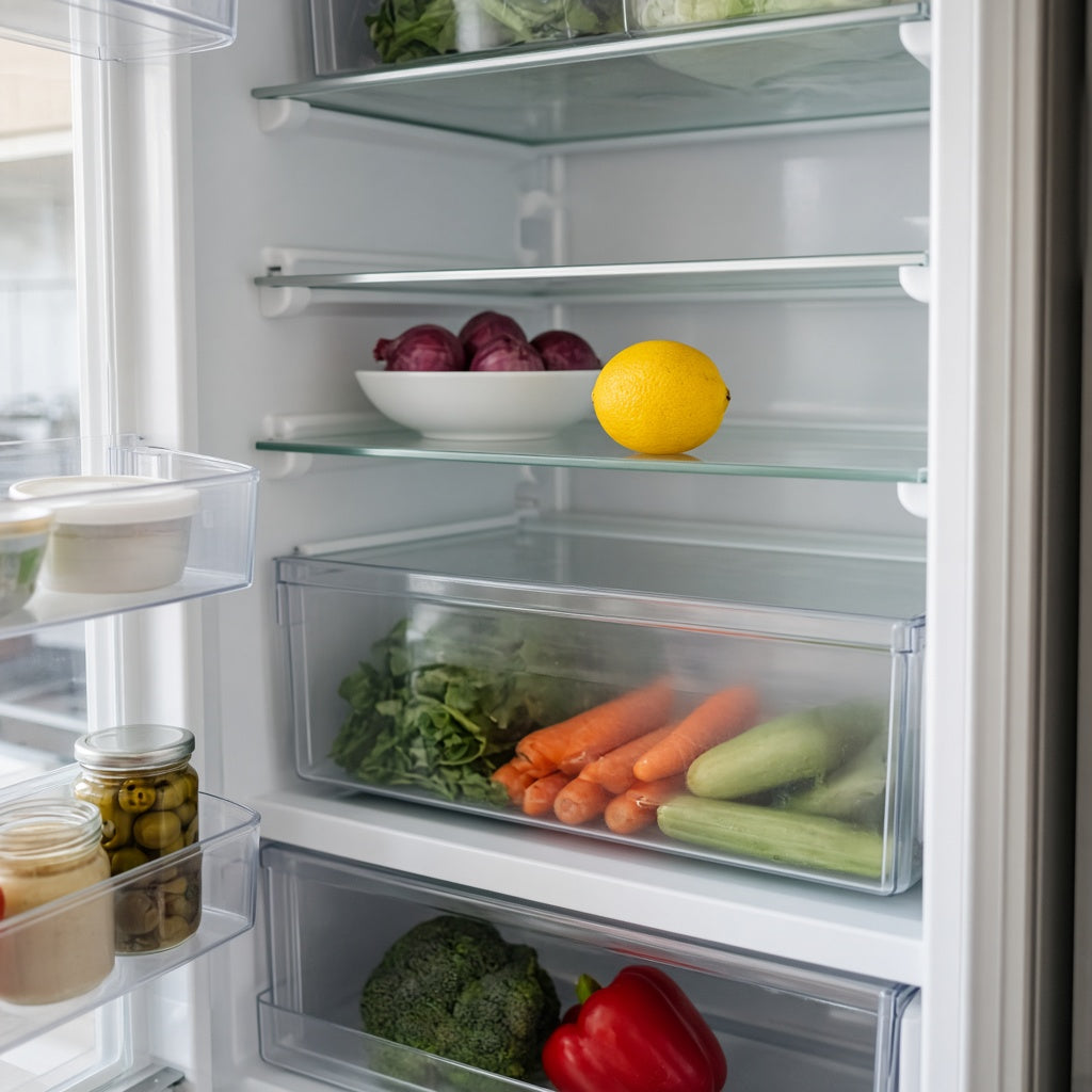 Fridge interior clean